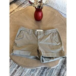 Torrid Olive Green 3.5 Inch Military Stretch Twill Mid-rise Shorts Plus Size 18